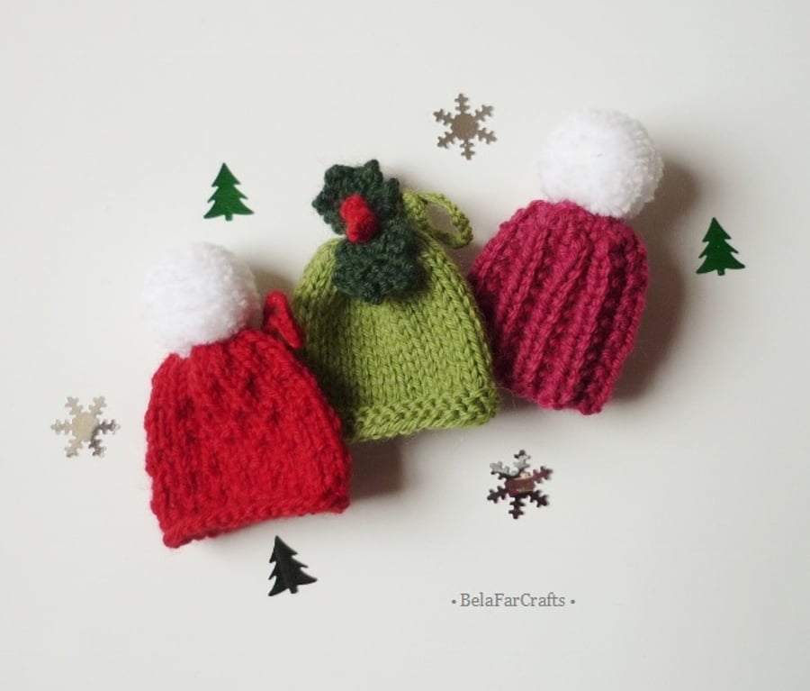 Christmas decoration (3) - Xmas dinner favours - Gift box toppers