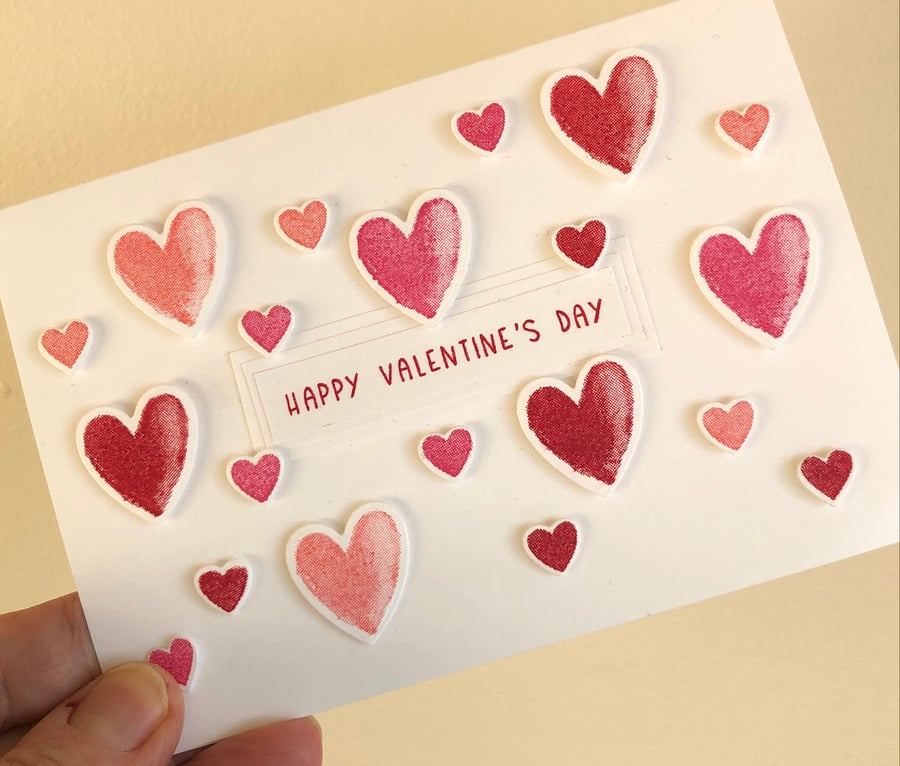 Seconds Sunday - Handmade Valentine card for girlfriend, boyfriend 