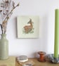 Roe Deer Ceramic Tile Wall Art