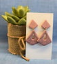 Geometric Cut-Out Statement Earrings - Image 3