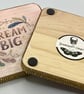 Set of 2 square wood coasters - Image 5