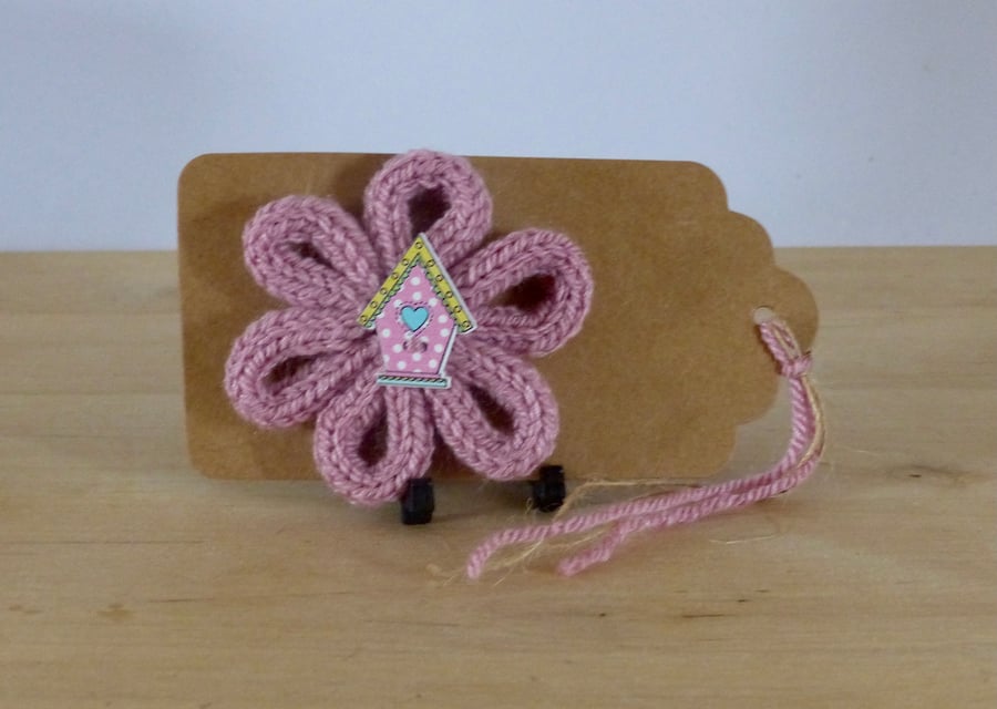 French Knitted Brooch