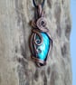 Natural Labradorite & Copper Pendant Necklace Gift Crystal Jewellery Jewelry - Image 10