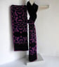LIMITED EDITION SILK VISCOSE DEVORE VELVET SCARF