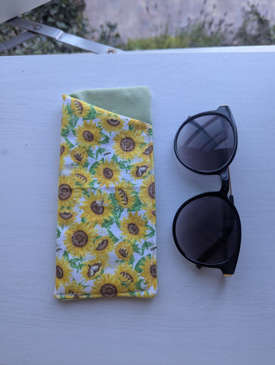 Sunglass case - Sunflowers 
