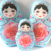 Matryoshka Russian Doll Plush - small size