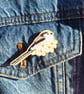 Long Tailed Tit Wooden Pin - Image 3