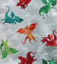 Boys waistcoat, Age 5 yrs, reversible waistcoat, Dragon waistcoat, red - Image 2