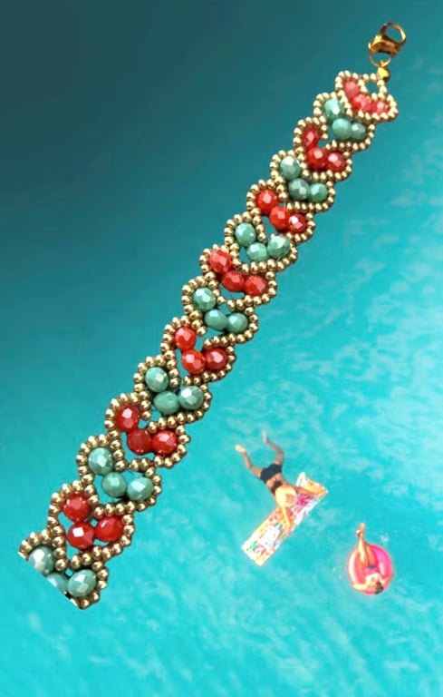 Glam handmade bracelet 