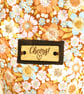 Handmade Fabric Wine Bottle Bag - Retro Floral - Image 2