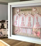 Personalized New Baby Shadow Box Frame: Pink Bear Theme - Image 4
