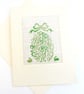 Sale... 'A Very Merry Spring', Easter Petit Point Card - Image 1