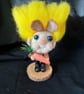 Bunny Munchkin in brown dungerees - Image 1
