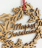 'Merry Christmas' wreath (medium) - Image 2