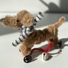 Miniature Daxi on Wheels - Handmade Sculptured Dog