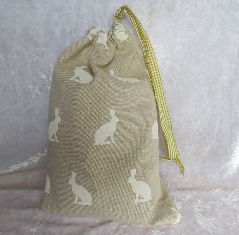 Cotton produce bag, reusable, vegetable storage