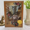 Steampunk Greeting Card, Blank for your message 
