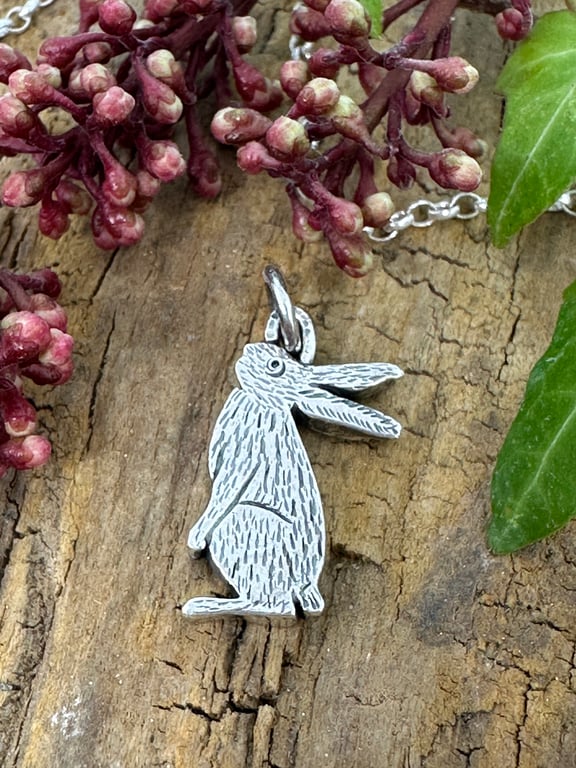 Little Medieval Hare Pendant
