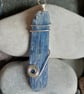 Wire-wrapped natural Kyanite necklace  - Image 2
