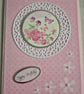 Hunkydory handmade ladies birthday card