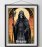 The Reaper Tarot Style Wall Art Print 