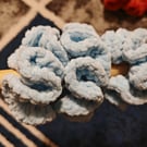 Handmade Baby blue hair scrunchie