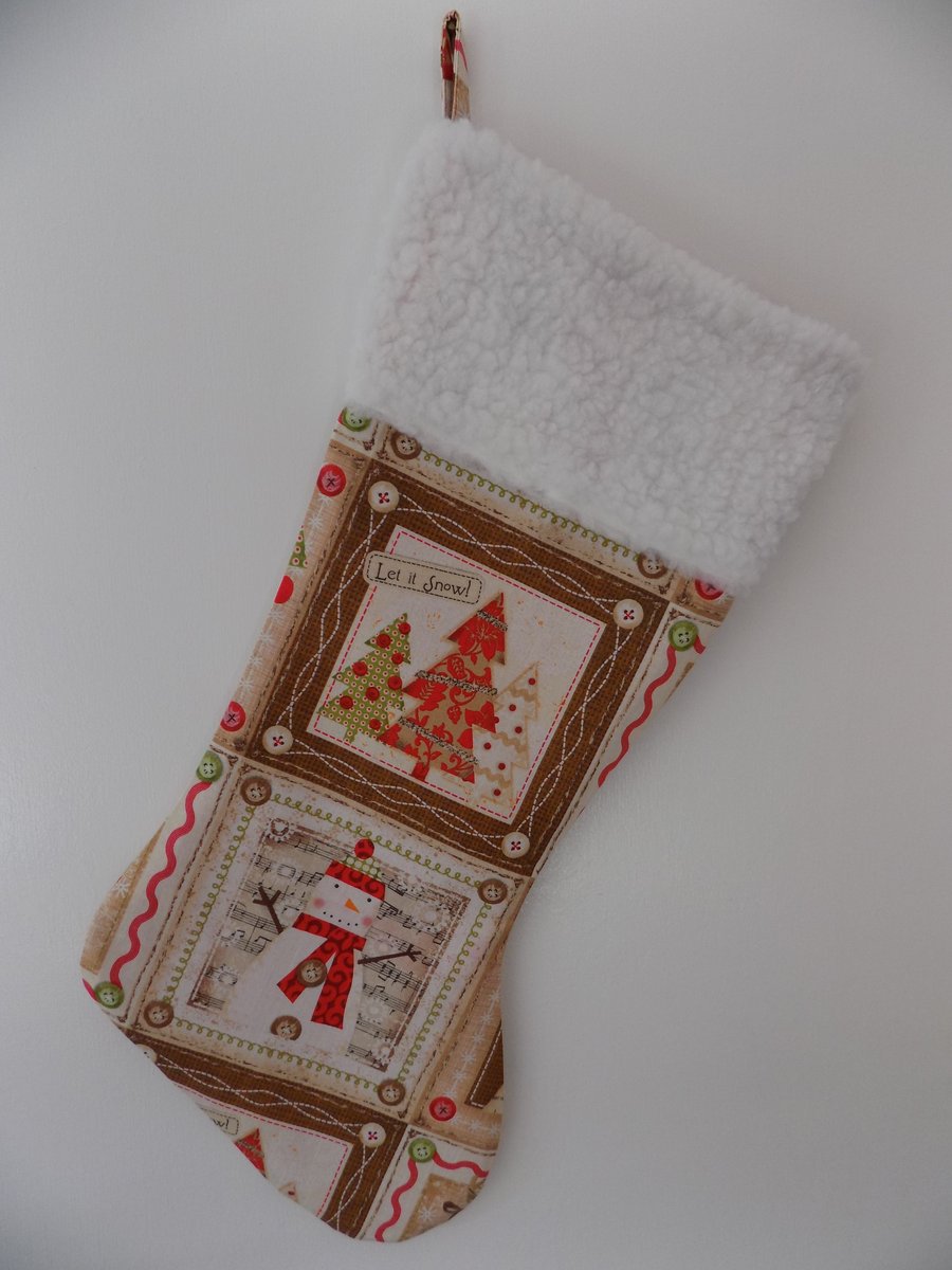 Luxury Vintage Style Christmas Stocking