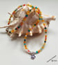 Dainty Designer Fire Agate Necklace  - Image 2
