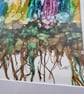 (49) Abstract Alcohol Inks, "Airy, Fairy Garden" - Image 4