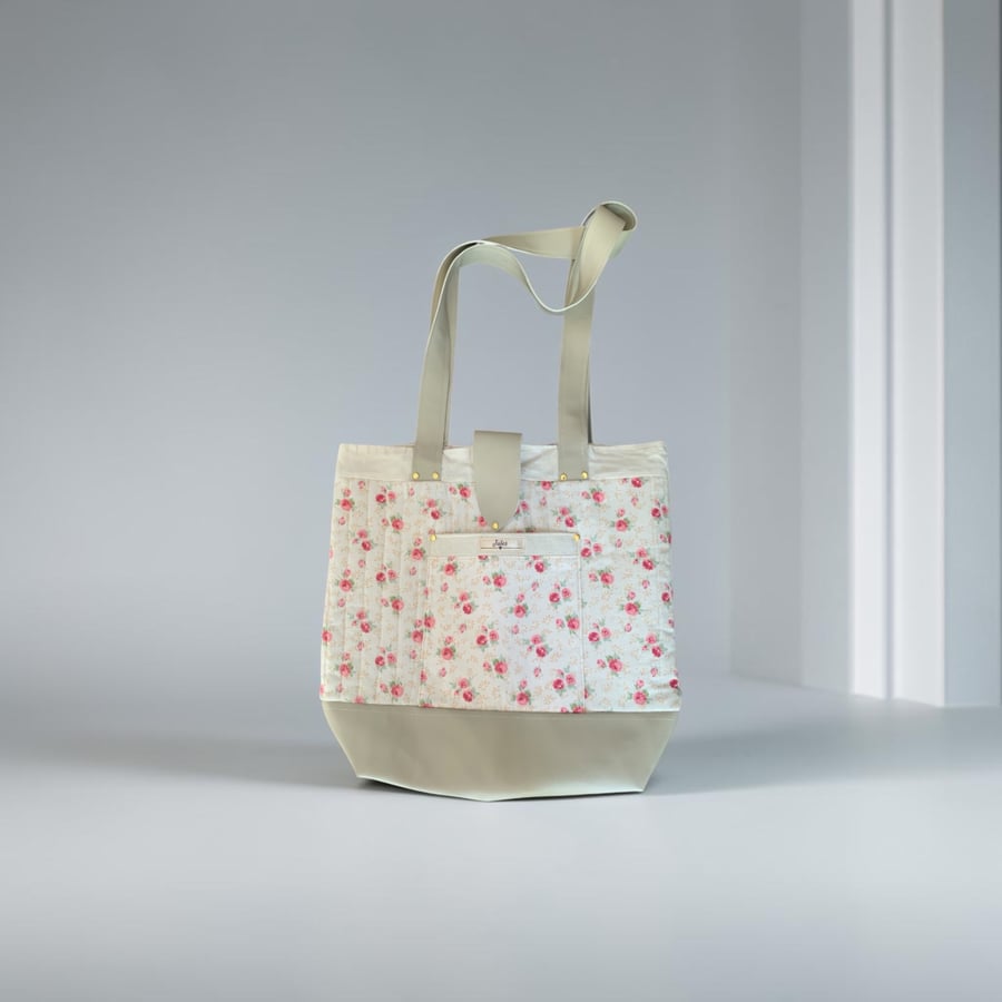 Weekender Tote Bag.  Rose Garden from the Botanical Collection.