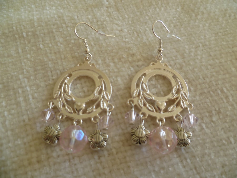 Silver Chandelier Earrings