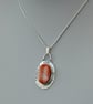 Sterling Silver Pendant with Spiny Coral - Image 5