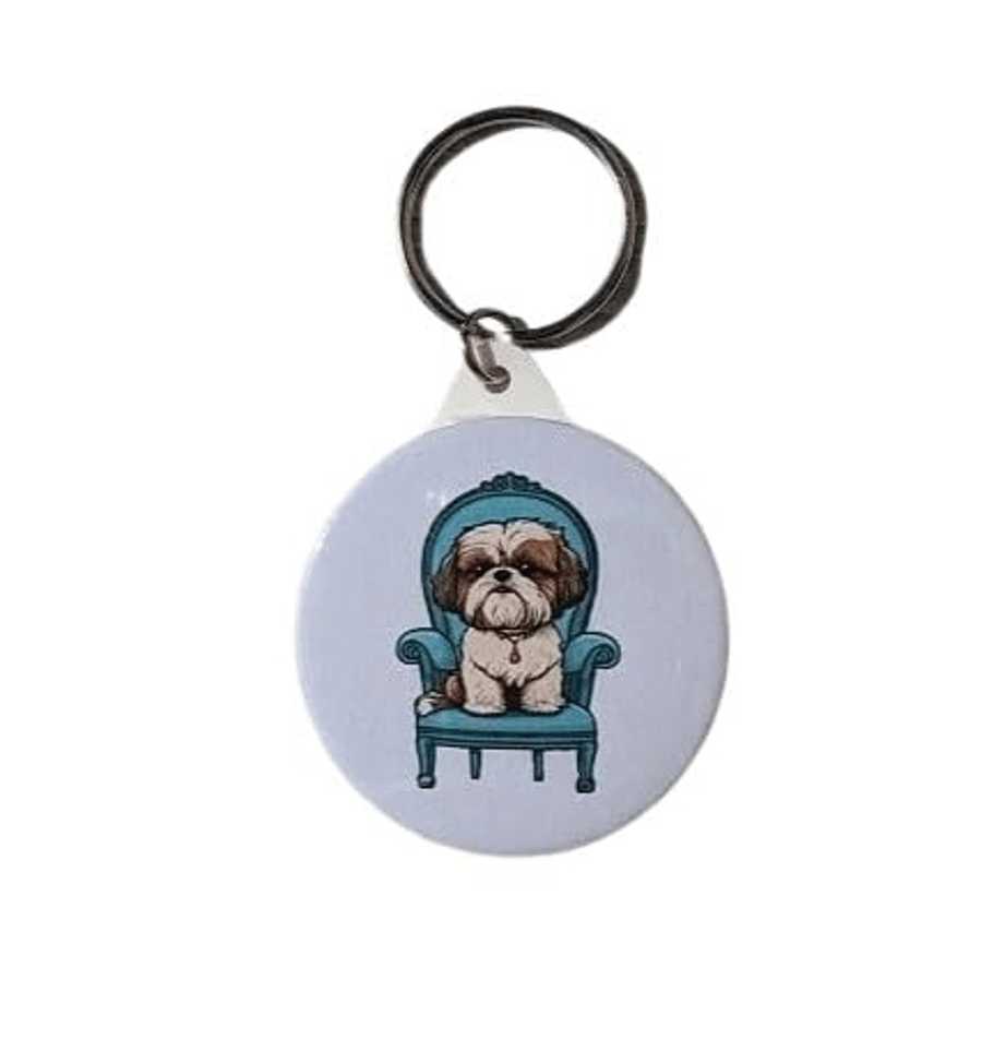 Shih Tzu Keyring - ShihTzu Dog Gifts