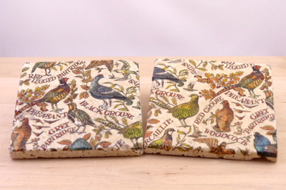 Marble 'Game' Coasters