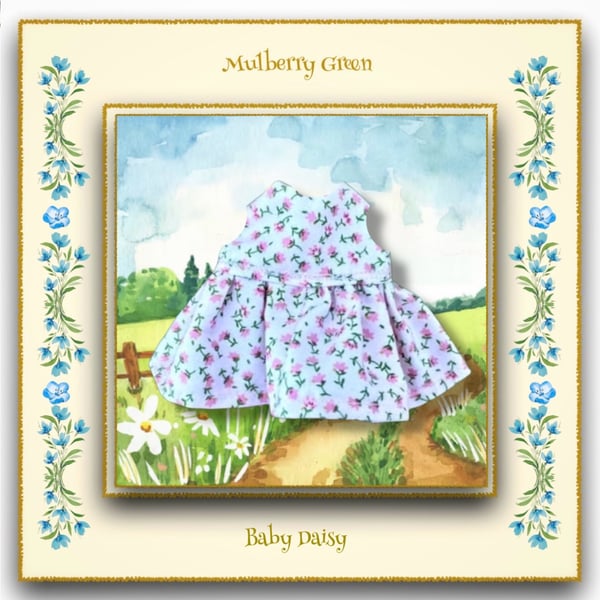 Pink Sprig Dress for Baby Daisy 