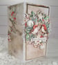 Handmade Christmas Card (69) Robins & Winter Wreath - Image 3