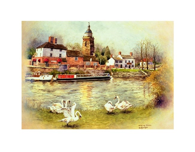 Upton upon Severn. Signed Special Edition Print 