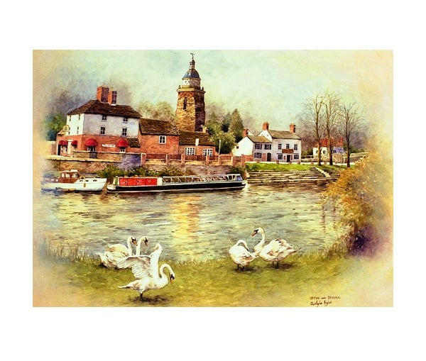 Upton upon Severn. Signed Special Edition Print 