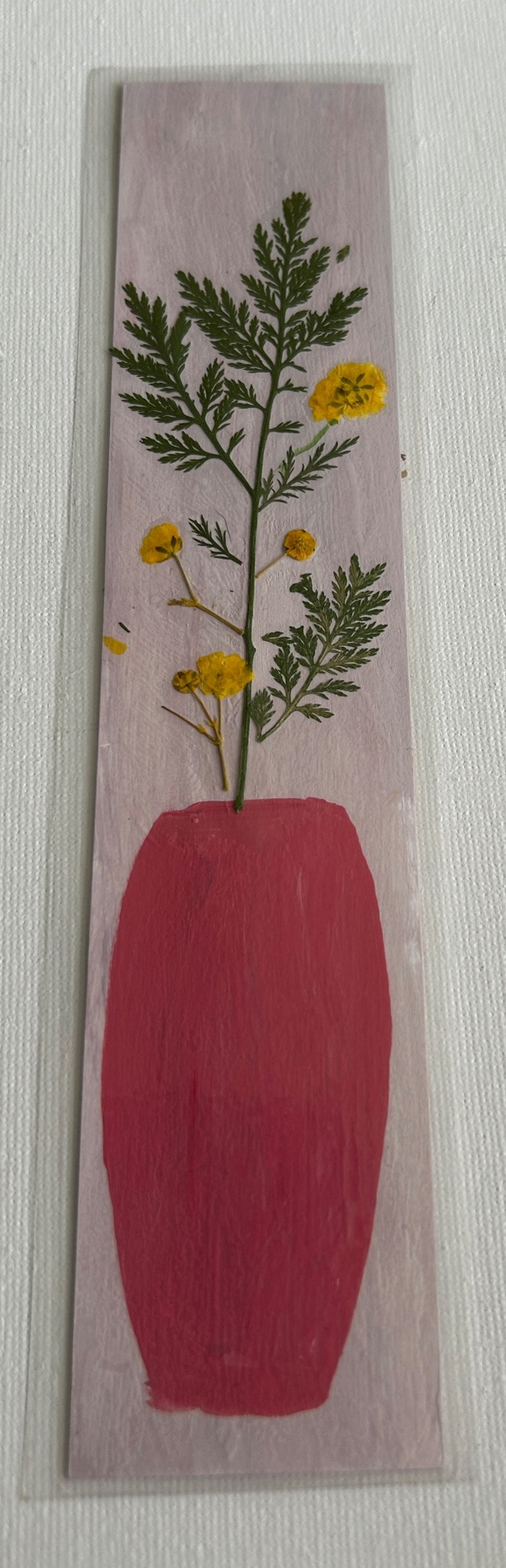 Handmade bookmark, floral bookmark,double sided 