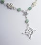 Witch Knot and Aventurine Necklace, Pagan Jewellery - Image 5