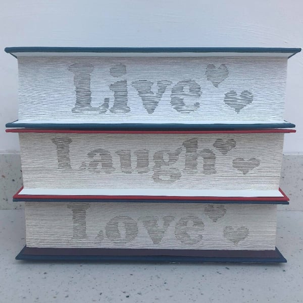 Live, Laugh, Love Sideways 180 SHADOW Book Folding Patterns - EMAILED PDF X 3