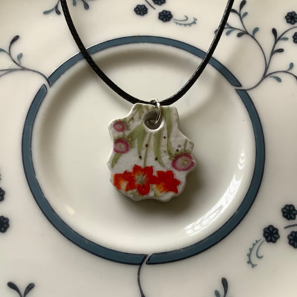 Handmade Pendant Necklace, Unique, Eco Friendly Gift.