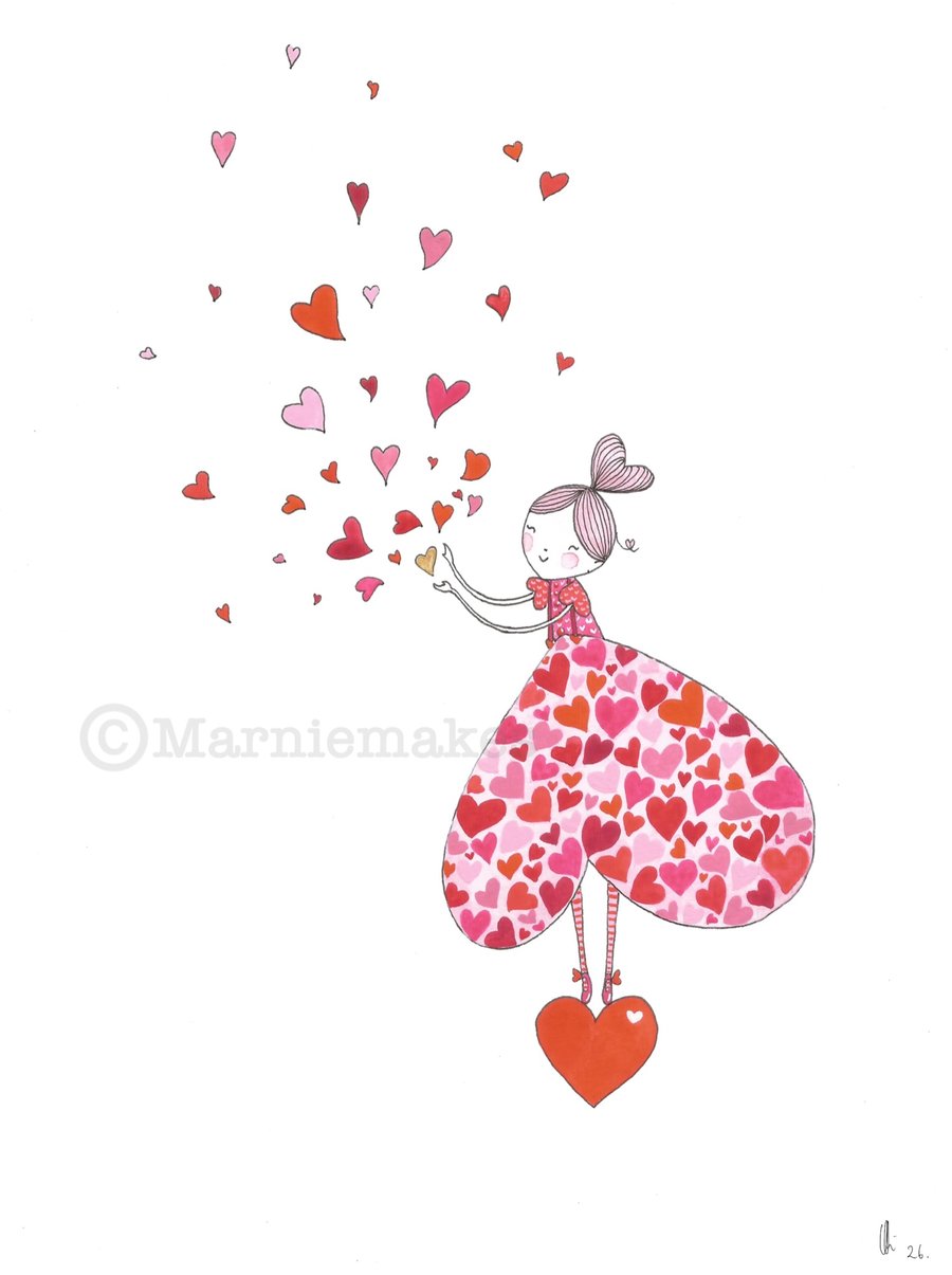 Love Love- A5 Giclee Print (PRE ORDER )