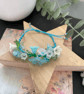 Pretty floral beaded bracelet, boho jewelry, bridesmaid, gift teen girl, mum  - Image 6