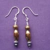 Gold Haematite Earrings
