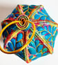 Christmas bauble Textile Hanging Decoration  - Image 3