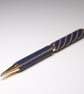 Beadwork Pen in Classic Dark Blue and Gold - Image 5