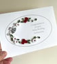 Handmade quilled 40th ruby wedding anniversary card - Image 6