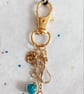 Handmade Turquoise Bag Charm - Image 1