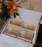 Soap gift box with four natural, plastic free, handmade soaps
